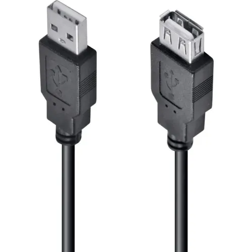 Cabo USB A Fêmea para USB B Macho - Novo 