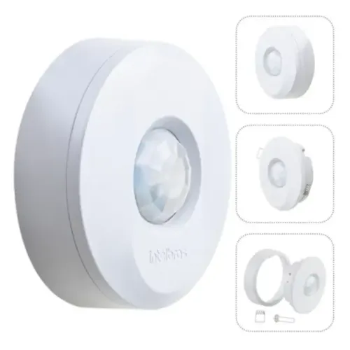 Sensor de Presença Intelbras ESPi 360 - Automação e Segurança em Ambientes Internos