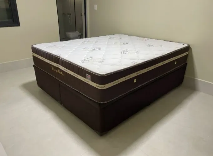 Queen Cama Box Sleep Pocket Ortosleep 