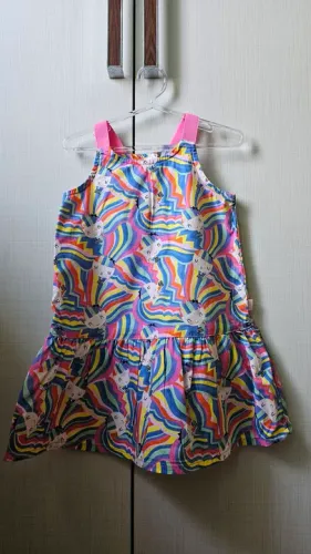Vestido Infantil alphabeto 2-3 anos