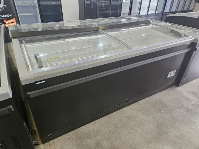 ilha de congelados modular 2,20 inverter com degelo automático nova