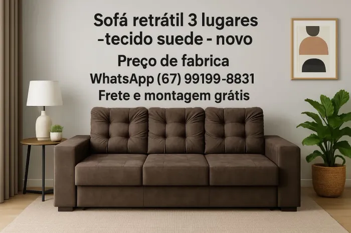 Promoção dia dos pais - sofá novo Lançamento entrego 