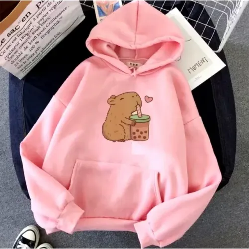 Moletom Canguru para Frio inverno Capivara