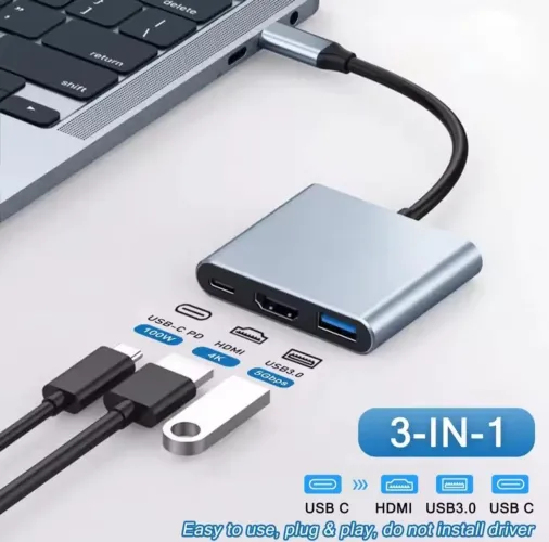 Promoção!!! Hub 3 em 1 Tipo C