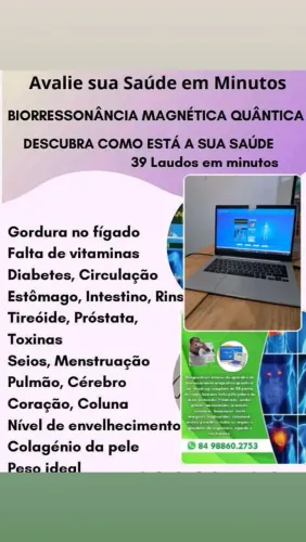Check-up completo através de biorressonância magnética quântica!