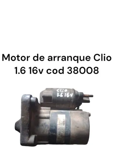Motor de arranque Clio 1.6 16v cod 38008