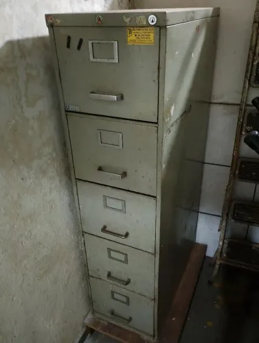 Arquivo de aço Gaveteiro de 5 gavetas