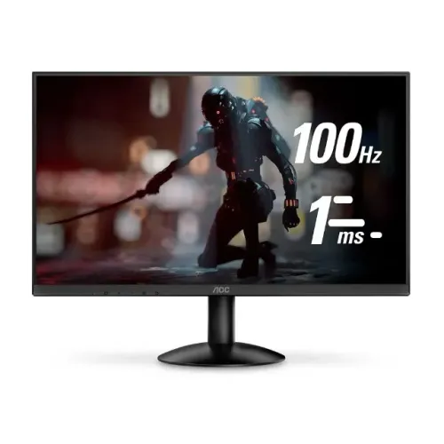 Monitor Gamer AOC 23,8" LEd FHd 100Hz, Antirreflexo - 24B30Hm2 Preto - Novo - Loja Coimbra