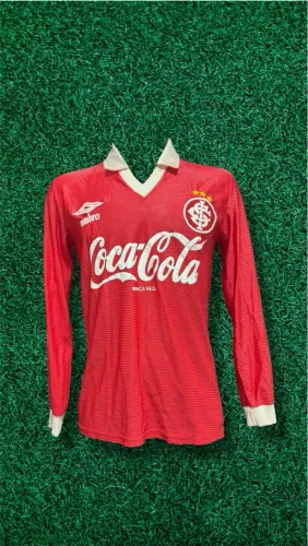 Camisa de Time Internacional Umbro 1989 de jogo número 2
