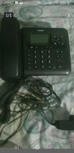 Telefone R$30,00 Com Fio Semi-Novo Vtech Corsa 250 <br>