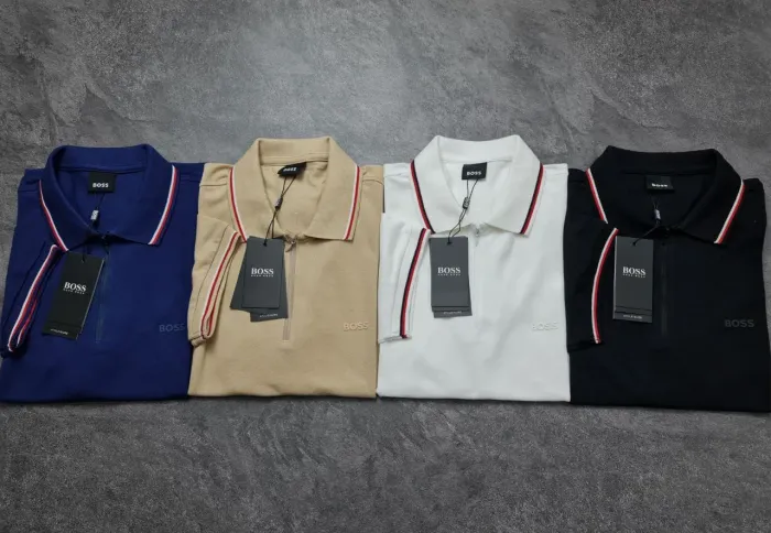 Camisa Polo Boss Zíper- Cores Variadas coleção dia dos pais