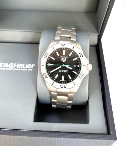 Relogio Tag Heuer Solargraph Aquaracer- Prata Fosco - Prem AAA+ - 41mm