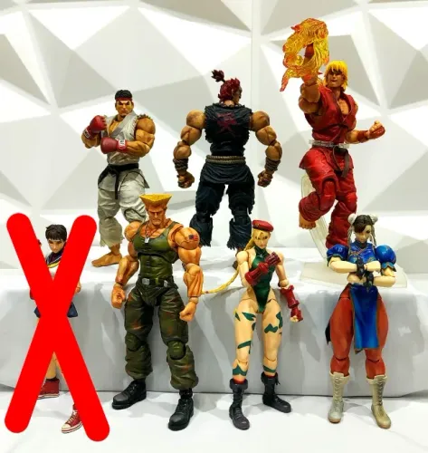 Coleção Play Arts Kai Super Street Fighter Iv - Originais