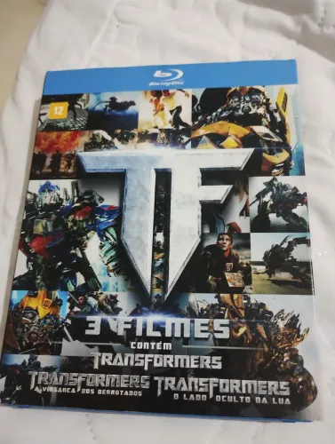 Transformers - 3 Filmes em Blu-ray Black fralda baixei 50 reais