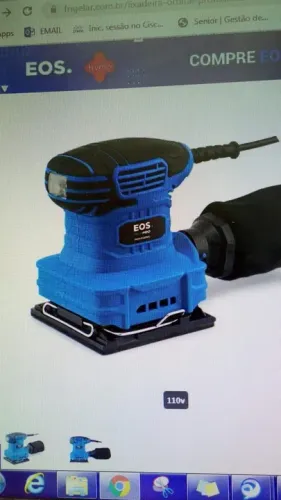 Lixadeira Orbital 110v - Nova