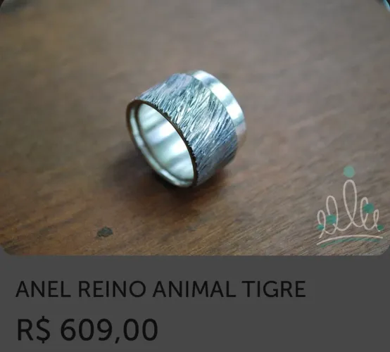 Anel em Prata de Lei | Inspiração Tigre