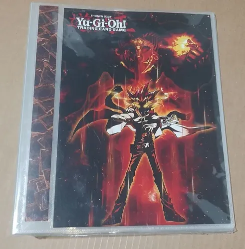 Fichario personalizado de yu-gi-oh + 10 refil para cartas