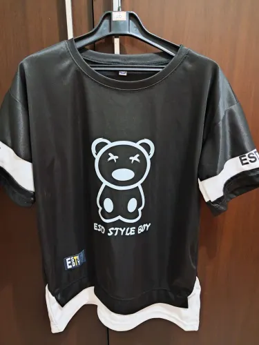 Camiseta Manga Curta Estilo Urso