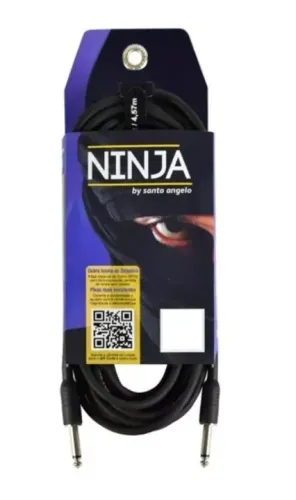 Cabo Santo Angelo Ninja Guitarra Violão Baixo P10 - 6,1 Metros