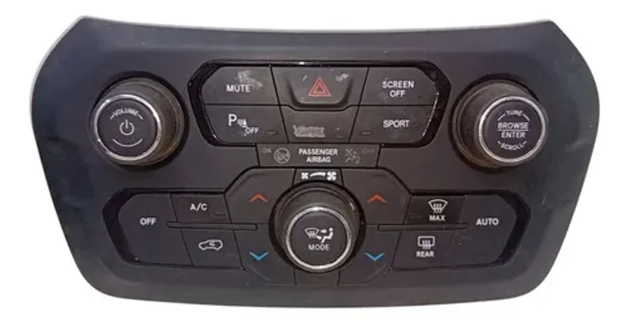 Comando Ar/som Condicionado Jeep Renegade 2019/ C/ Sport