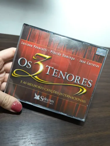 Coletânea Os 3 Tenores - Luciano Pavarotti, Plácido Domingo e José Carreras