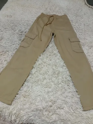 Calça cargo unissex tamanho p