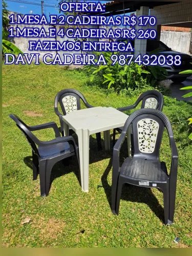 CONJUNTO MESA E CADEIRAS HJ ENTREGO HOJE HJ KARLA OFERTA UP ESPECIAL HJ!
