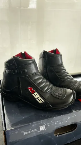 Bota Motociclista em couro As95