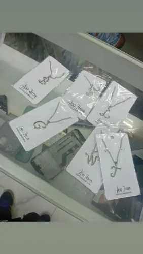 Colares de Letras Aço Inox - Hipoalergênico