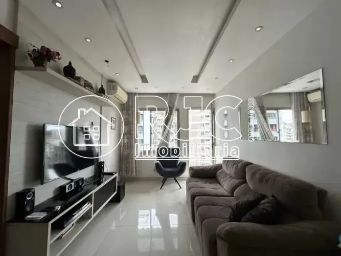 Apartamento à venda, varanda, 2 quartos, 1 vaga, 63 m², Tijuca - Rio de Janeiro - RJ