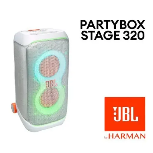 CAIXA DE SOM JBL PARTYBOX 320 BRANCA (LACRADA e NF)