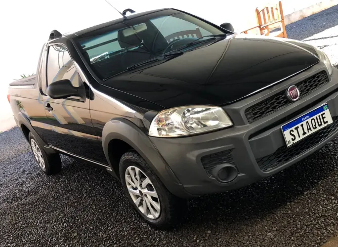 Strada working 1.4 cabine simples flex completa 2015