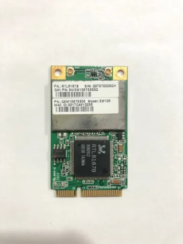 Placa Mini Pcie Wireless Dual Band Bluetooth 5.0 Seminovo EM106