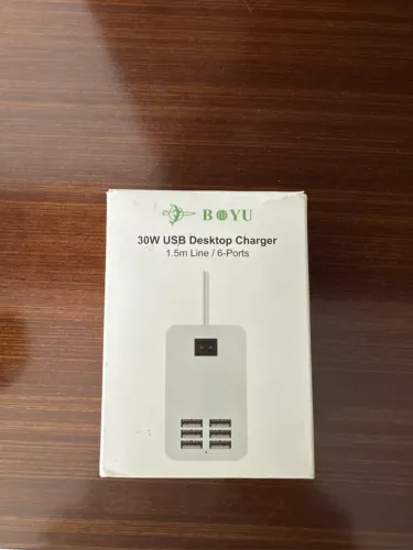 Carregador de Mesa 30W 6 Portas USB