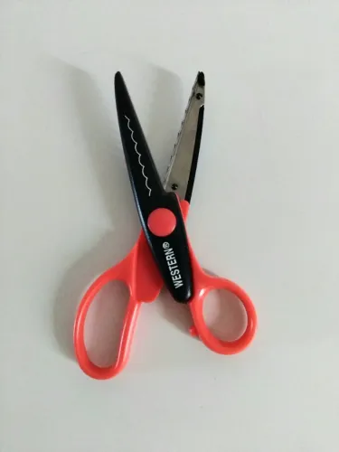 Tesoura de Picotar Profissional - Corte Perfeito para seu Artesanatos - Cestas Presente
