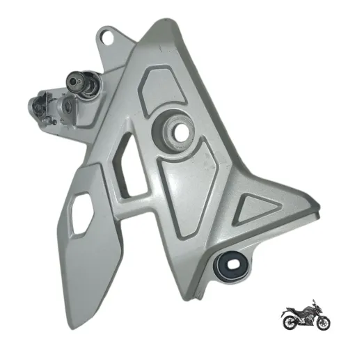 Suporte Pedaleira Dianteira Esquerda Cb 300f 2023 A 2025 Prata