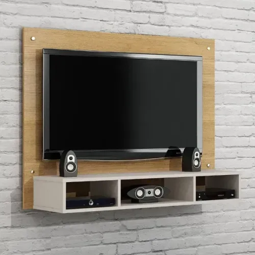 Painel Atena Valdemoveis Cinamomo/Off White - Entrega Rápida!