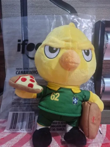 Canarinho copa do mundo pelucia 1962