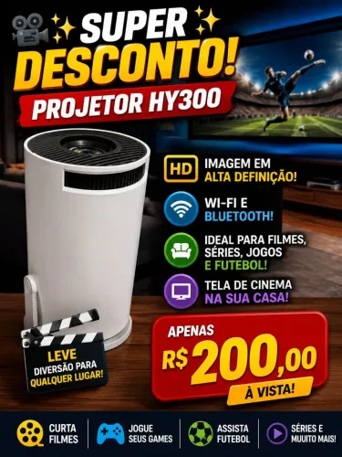 Projetor portátil hy300