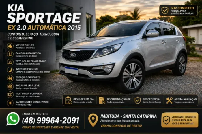 Kia Motors Sportage EX 2.0 16v/ 2.0 16V Flex Aut. 2015