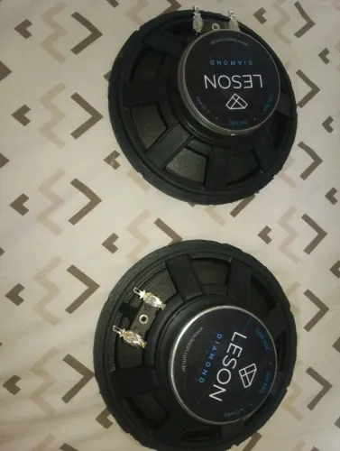 Par de auto falantes 6" Lenson ideal pra projeto leia anuncio