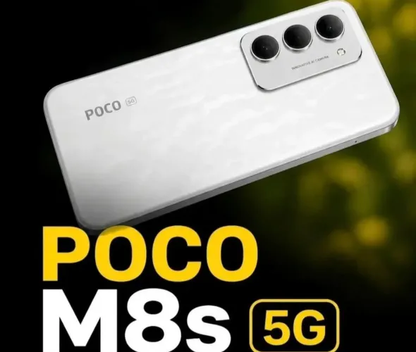 Poco M8S 5G - Branco - Top Lançamentoooooo 256/8