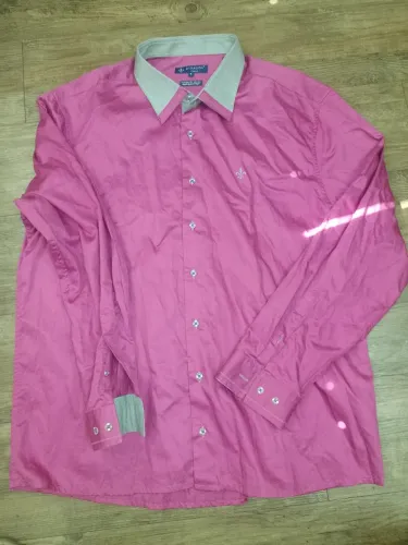 Camisa Dudalina Sport rosa tamanho GG