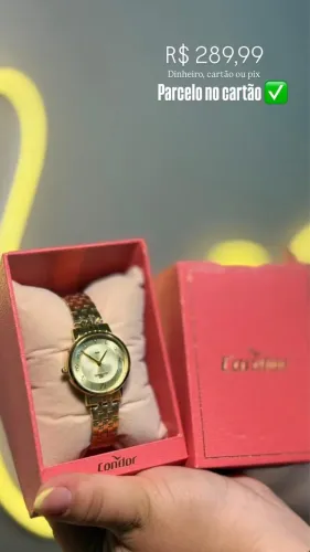 Vendo relógio original feminino e masculino passamos cartão e parcelamos
