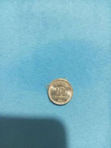 Moeda do Brasil, de 10 centavos.