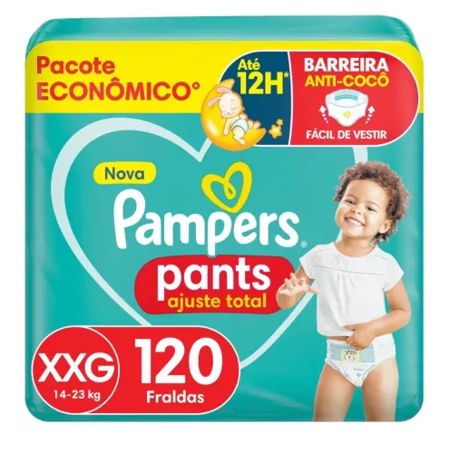 Fralda XXG Pacote Econômico - 240 Unidades (R$1,90 a unidade) - Nova e Lacrada.
