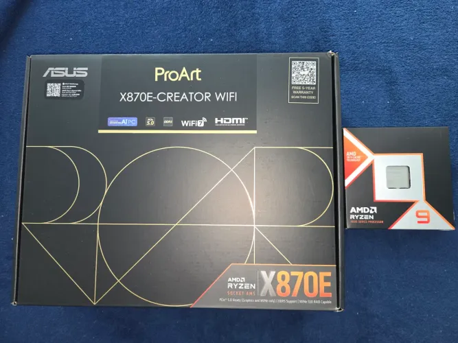 Kit Ryzen 9 Placa Mãe X870E