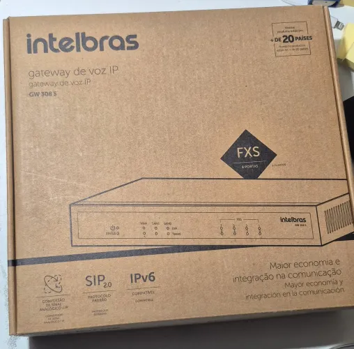 ATA Intelbras 8 portas nova zerada 