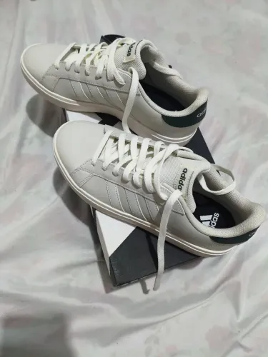 Tênis Adidas Grand Court Base 2.0 Cinza 39 Novo