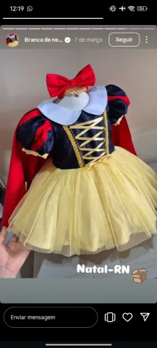 Vestido branca de neve